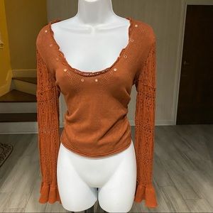 Free People Long Sleeve Size:Small